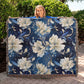 Nocturnal Bloom 11 - 60" x 50" Heirloom Woven Blanket