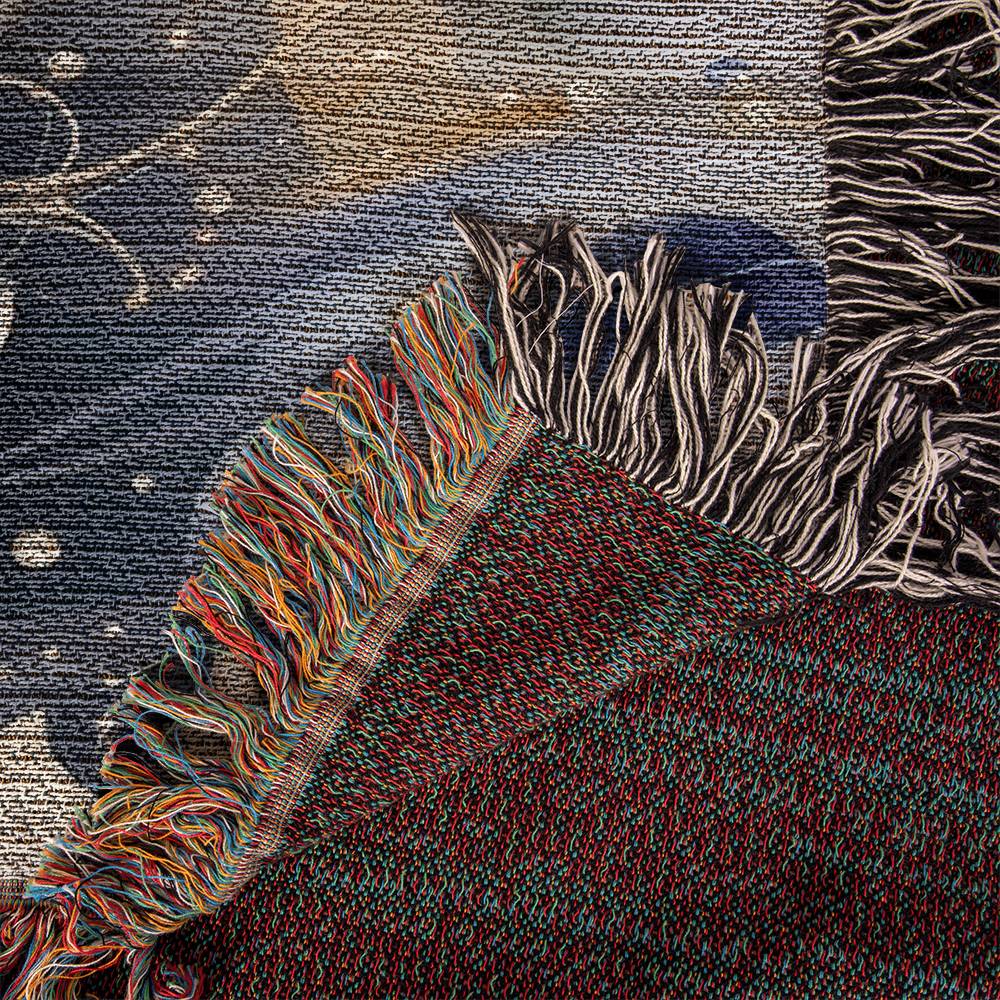 Nocturnal Bloom 03 - 60" x 50" Heirloom Woven Blanket