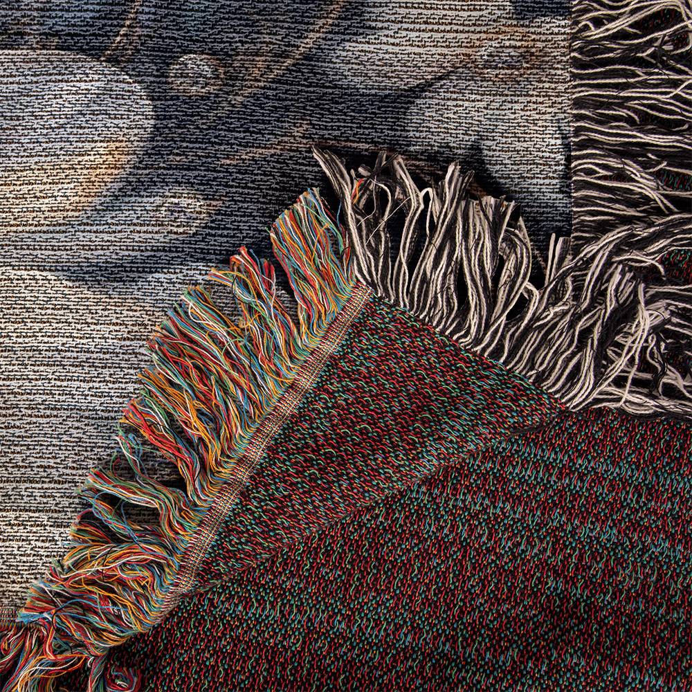 Nocturnal Bloom 02 - 60" x 50" Heirloom Woven Blanket