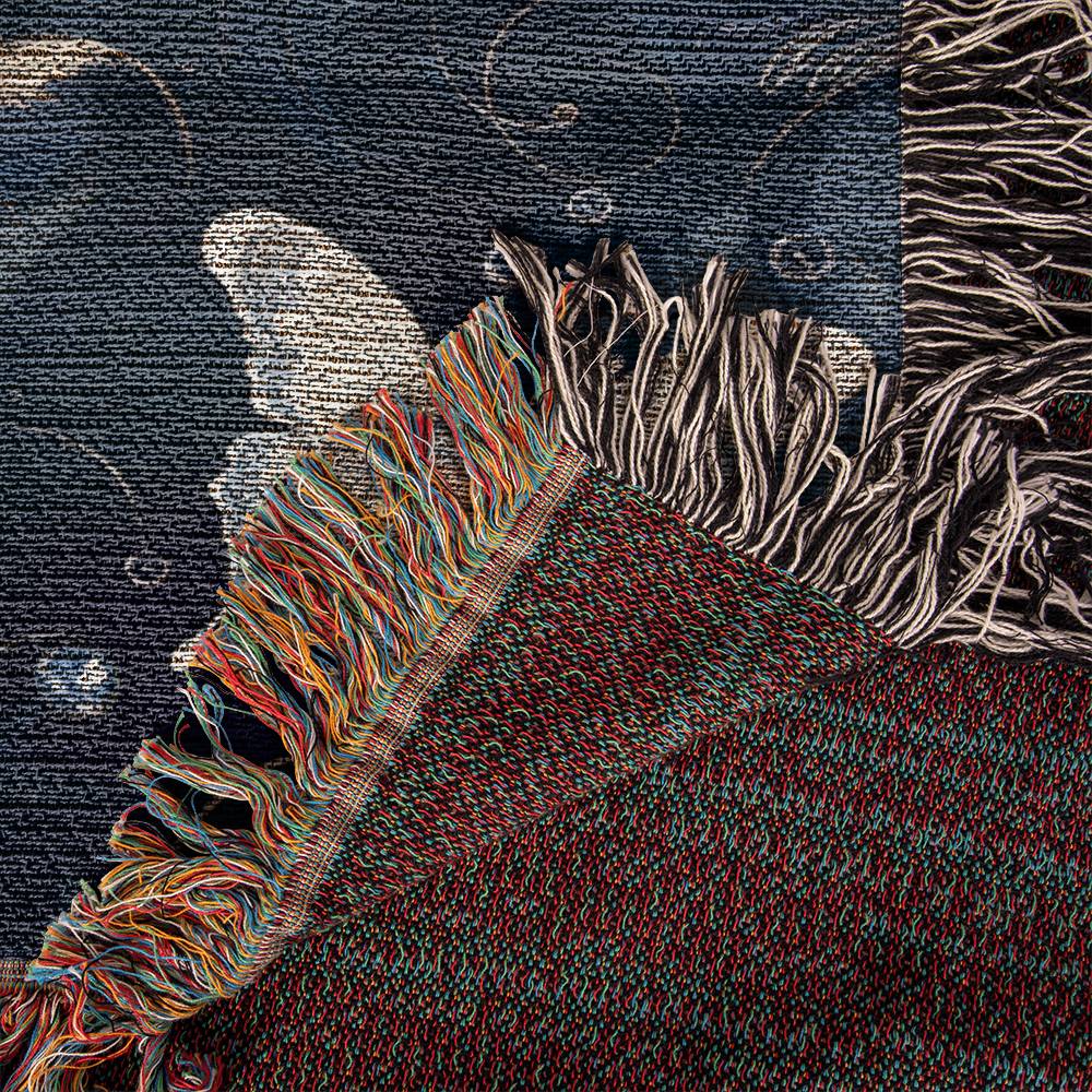 Nocturnal Bloom 04 - 60" x 50" Heirloom Woven Blanket