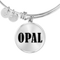 Opal v01 - Bangle Bracelet