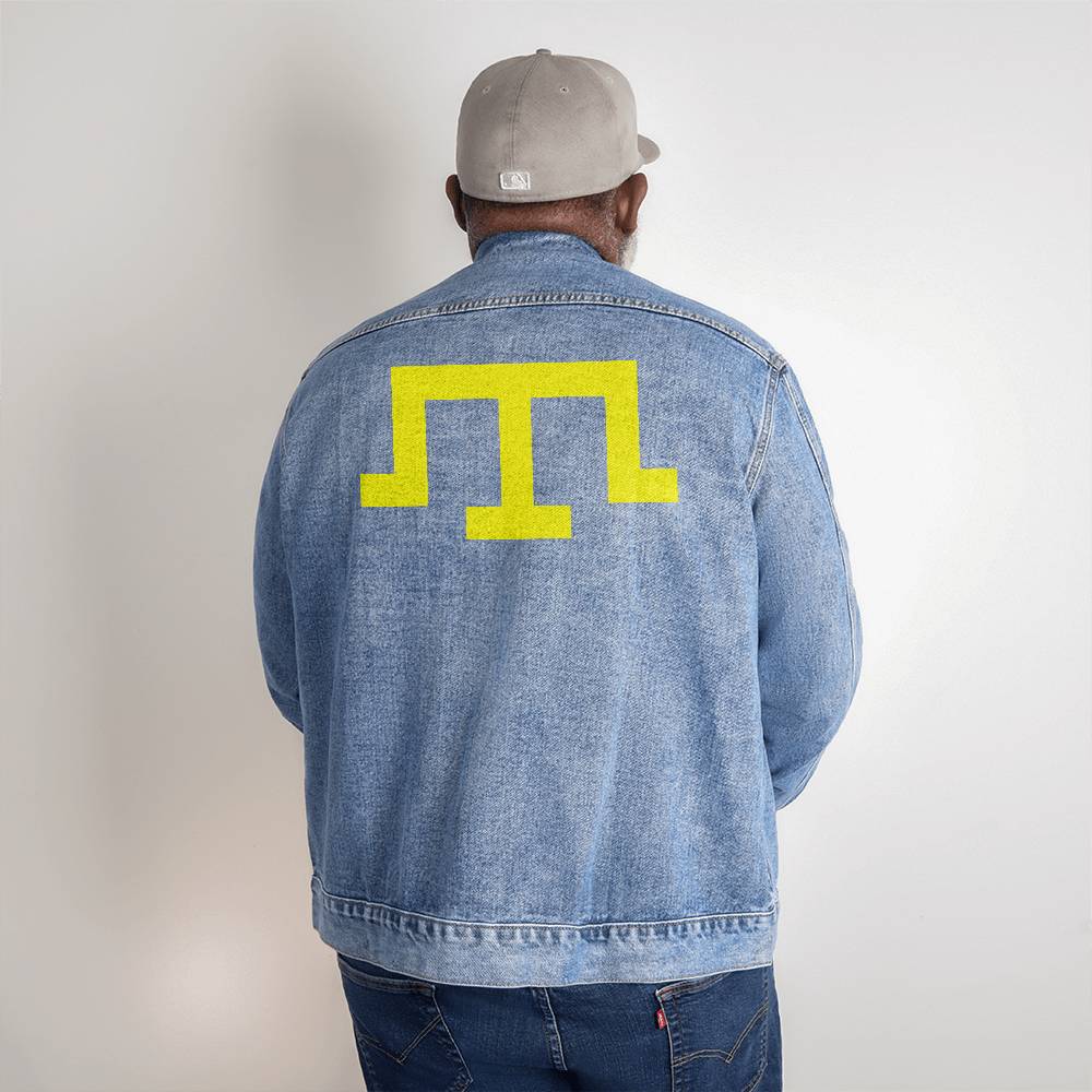 Tamga of Crimean Tatar Giray Dynasty - Men's DTG Denim Jacket