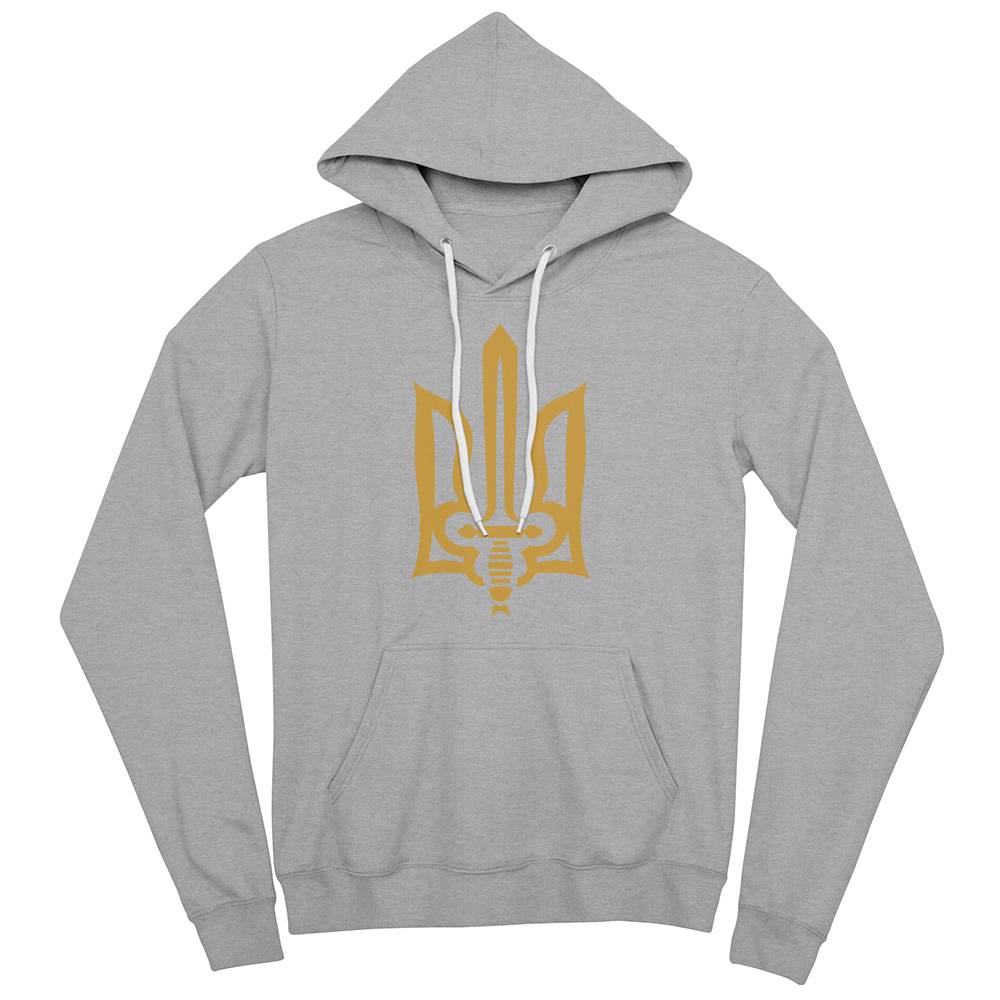 Stylized Tryzub - Bella + Canvas 3719 Unisex Pullover Hoodie