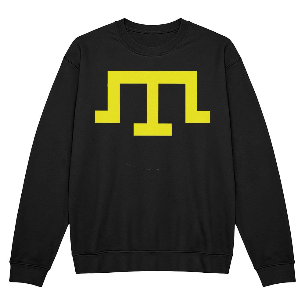 Tamga of Crimean Tatar Giray Dynasty - Black Bella + Canvas 3945 Unisex Crewneck Sweatshirt
