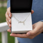 Scripted Love Necklace