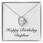 Happy Birthday Daphne - Forever Love Necklace