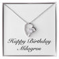 Happy Birthday Milagros - Forever Love Necklace