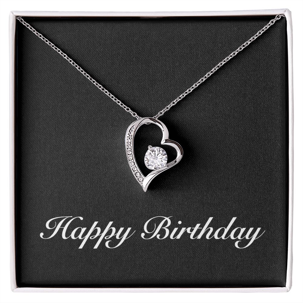 Happy Birthday v2 - Forever Love Necklace