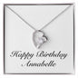 Happy Birthday Annabelle - Forever Love Necklace