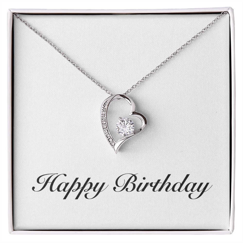 Happy Birthday - Forever Love Necklace