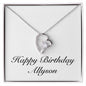 Happy Birthday Allyson - Forever Love Necklace