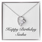 Happy Birthday Sasha - Forever Love Necklace