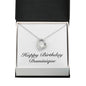 Happy Birthday Dominique - Forever Love Necklace
