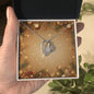 Christmas Background 007 - Forever Love Necklace
