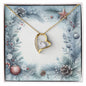 Christmas Background 073 - 18k Yellow Gold Finish Forever Love Necklace