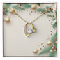 Christmas Background 063 - 18k Yellow Gold Finish Forever Love Necklace