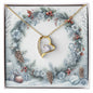 Christmas Background 082 - 18k Yellow Gold Finish Forever Love Necklace