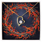 Christmas Background 121 - 18k Yellow Gold Finish Forever Love Necklace