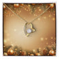 Christmas Background 058 - 18k Yellow Gold Finish Forever Love Necklace