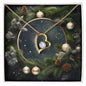Christmas Background 102 - 18k Yellow Gold Finish Forever Love Necklace