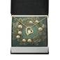 Christmas Background 104 - 18k Yellow Gold Finish Forever Love Necklace