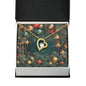 Christmas Background 126 - 18k Yellow Gold Finish Forever Love Necklace