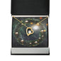 Christmas Background 110 - 18k Yellow Gold Finish Forever Love Necklace