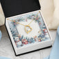 Christmas Background 093 - 18k Yellow Gold Finish Forever Love Necklace