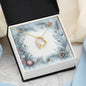 Christmas Background 073 - 18k Yellow Gold Finish Forever Love Necklace