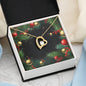 Christmas Background 125 - 18k Yellow Gold Finish Forever Love Necklace