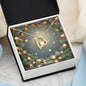 Christmas Background 109 - 18k Yellow Gold Finish Forever Love Necklace