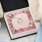 Christmas Background 002 - 18k Yellow Gold Finish Forever Love Necklace