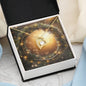 Christmas Background 106 - 18k Yellow Gold Finish Forever Love Necklace