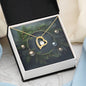 Christmas Background 108 - 18k Yellow Gold Finish Forever Love Necklace