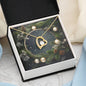 Christmas Background 102 - 18k Yellow Gold Finish Forever Love Necklace