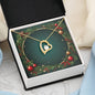 Christmas Background 069 - 18k Yellow Gold Finish Forever Love Necklace