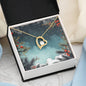Christmas Background 124 - 18k Yellow Gold Finish Forever Love Necklace