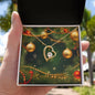 Christmas Background 116 - 18k Yellow Gold Finish Forever Love Necklace