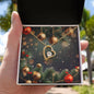 Christmas Background 117 - 18k Yellow Gold Finish Forever Love Necklace