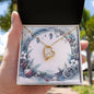 Christmas Background 090 - 18k Yellow Gold Finish Forever Love Necklace