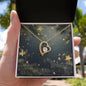 Christmas Background 114 - 18k Yellow Gold Finish Forever Love Necklace