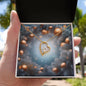 Christmas Background 105 - 18k Yellow Gold Finish Forever Love Necklace