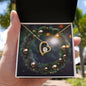 Christmas Background 110 - 18k Yellow Gold Finish Forever Love Necklace