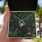 Christmas Background 113 - 18k Yellow Gold Finish Forever Love Necklace