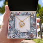 Christmas Background 087 - 18k Yellow Gold Finish Forever Love Necklace