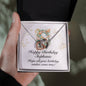 Happy Birthday Stephanie v01 - Interlocking Hearts Necklace