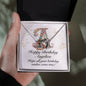 Happy Birthday Angelica v01 - Interlocking Hearts Necklace