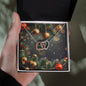 Christmas Background 117 - Interlocking Hearts Necklace