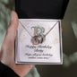 Happy Birthday Betty v01 - Interlocking Hearts Necklace