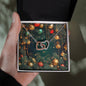 Christmas Background 126 - Interlocking Hearts Necklace